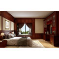 Holike Customized Bedroom Furniture Luxury PVC Wooden Wardrobe
